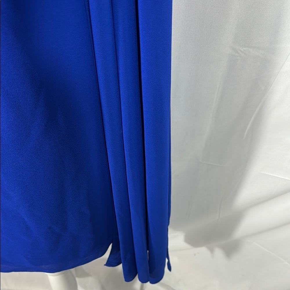 Badgley Mischka Royal Blue Dress Size 12 - Picture 8 of 8